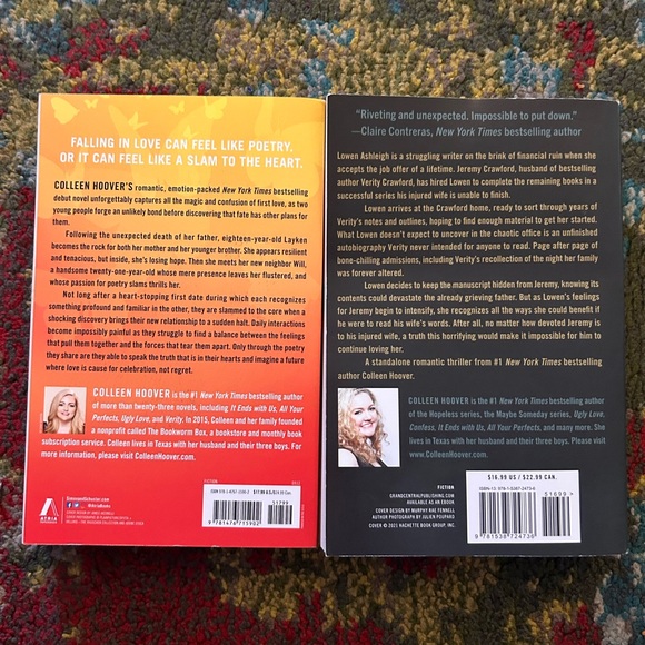 Two Colleen Hoover Books - Picture 2 of 6